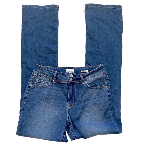 True Craft Women’s Mid Rise Slim Boot Blue Medium Wash Size 6 - Picture 2 of 14